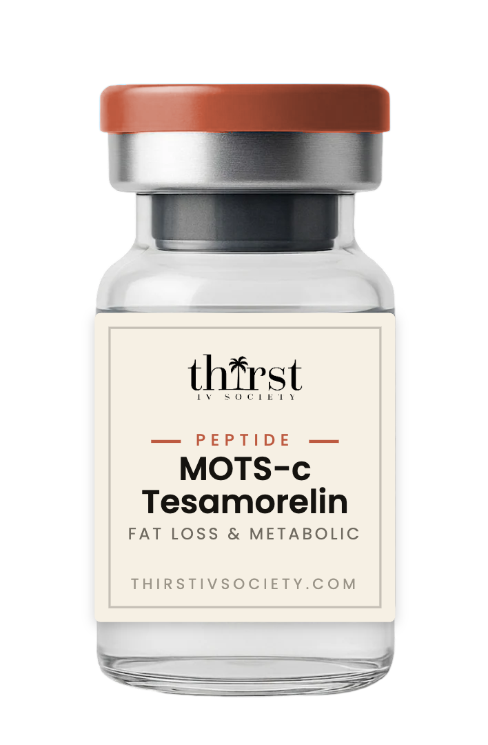 Mots-C / Tesamorelin — prescription therapy shipped to you by Thirst IV Society
