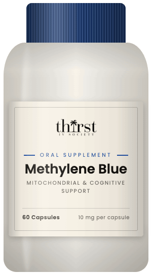 Methylene Blue — prescription therapy shipped to you by Thirst IV Society